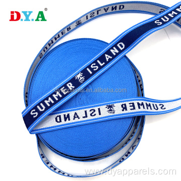 Customized Logo Polyester pattern webbing jacquard web